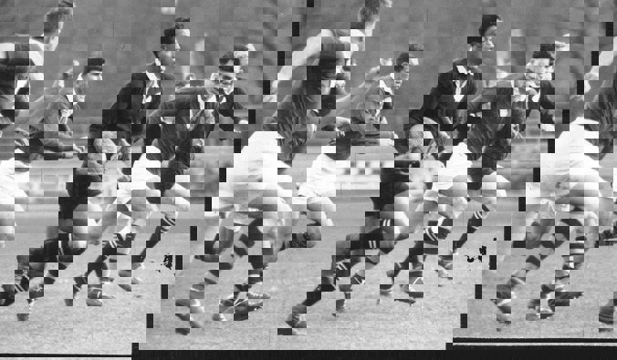 Waka Nathan in action for the All Blacks during the 1962 tour of Australia. (Photo / NZ Herald)