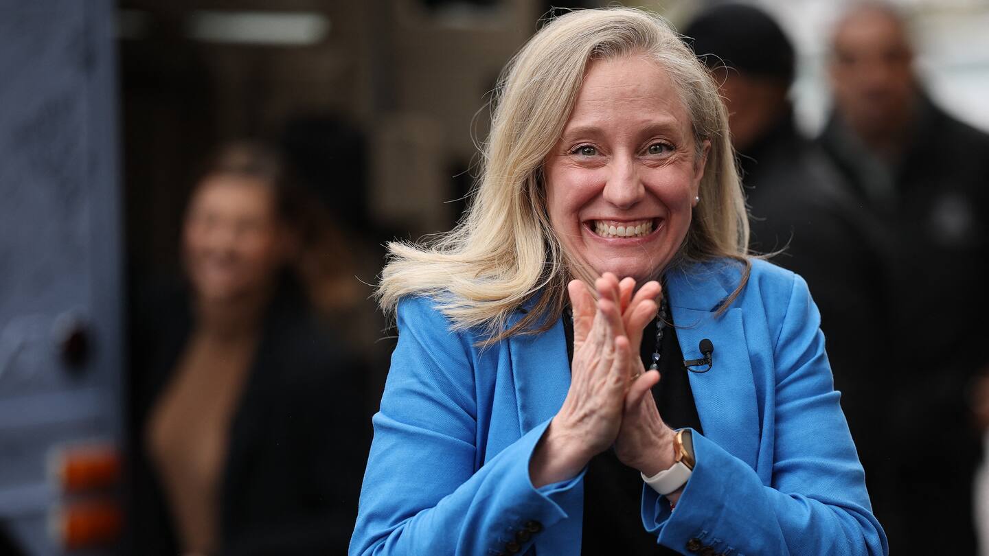Virginia has elected Democratic candidate, former Representative Abigail Spanberger the state's new governor. She will be the first woman to run the US state, US media projected. Photo / Win McNamee, AFP