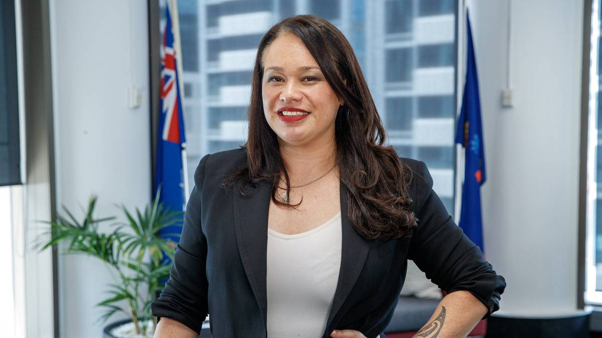 Wellington mayor Tory Whanau in her Wellington office. Photo / Mark Mitchell