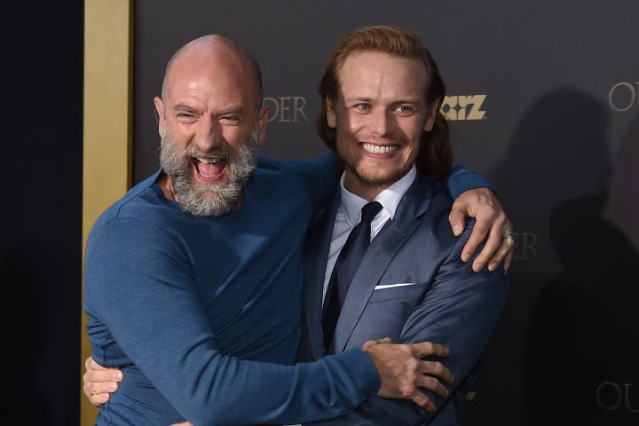 Actors Graham McTavish (L) and Sam Heughan. (Photo / Getty)