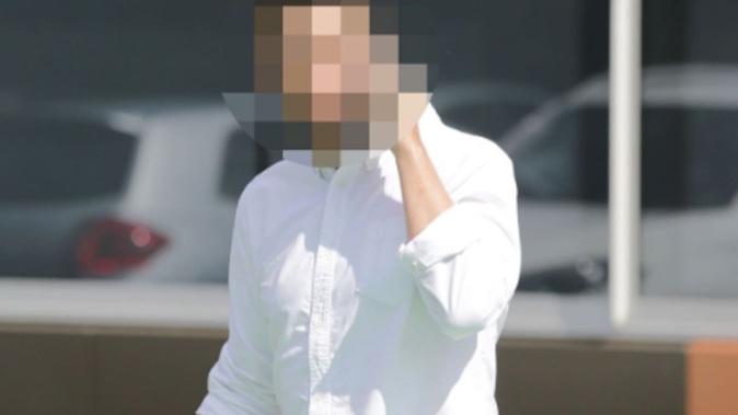 The Ponsonby CEO pictured last year outside North Shore District Court. He is jointly charged in connection with an alleged road rage incident involving a pensioner. The CEO has interim suppression. Photo / NZME