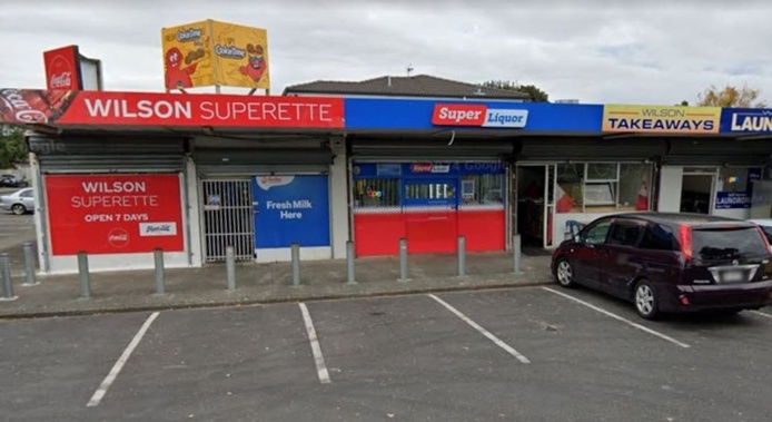 The dairy is next to a Super Liquor store which has also added new security measures. Photo / Google Earth