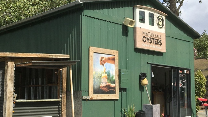 The famous Matakana Oyster Shack. Photo / Supplied