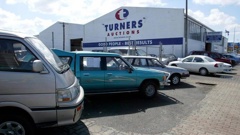 Turners Car Auctions suffered the biggest loss during Ethan Pevreal-Lilley's burglary spree in November 2022. Photo / NZME