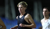 Ruthe broke the four minute mile barrier with a time of 3:58.35 placing him as the youngest person in history and first under 15 years old to break the record. (Photo by Phil Walter/Getty Images)