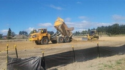Hawke’s Bay Regional Council says people entering a restricted construction zone are putting themselves and work crews at risk. Photo / Hawke's Bay Regional Council