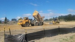 Hawke’s Bay Regional Council says people entering a restricted construction zone are putting themselves and work crews at risk. Photo / Hawke's Bay Regional Council