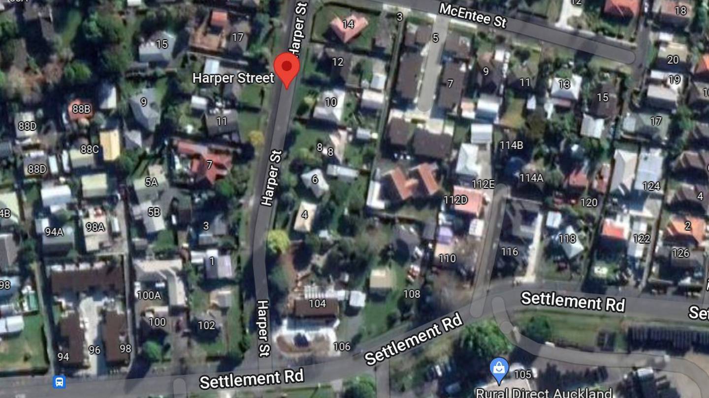 Police are at the scene. (Photo / Google Maps)