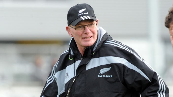 All Black forward coach Mike Cron at the teams rugby training as they prepare for the test against Ireland, New Plymouth, New Zealand, Tuesday, June 08, 2010. Photo / NZPA | Ross Setford