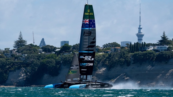 The SailGP event will be sailing in Auckland this weekend without the team from France. Photo / SailGP