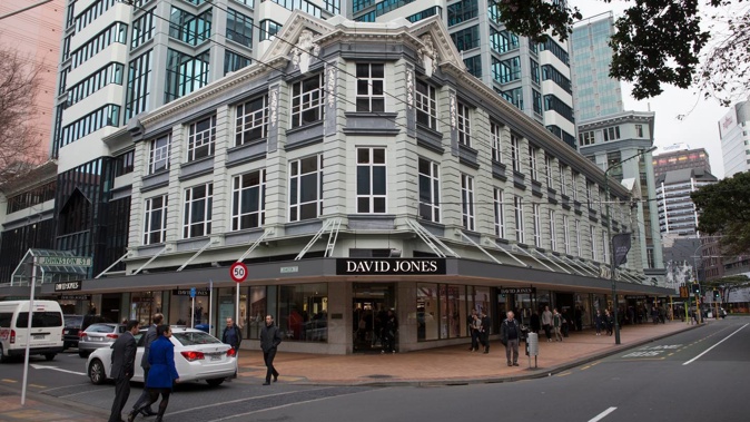 The former David Jones building in Wellington. Photo / Mark Mitchell