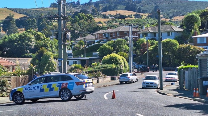 Police are investigating after a sudden death in Dunedin this morning. Photo / Ben Tomsett