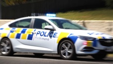 Police officer uses taser while allegedly receiving multiple blows inside fleeing car in Waikato