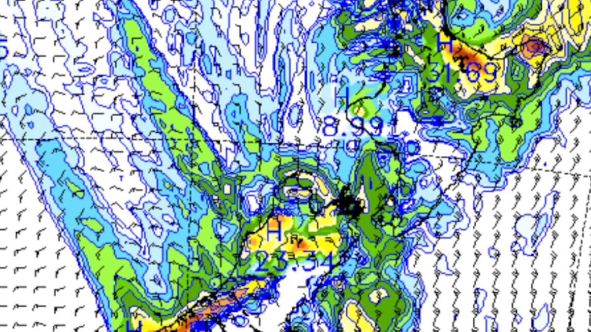 Weather squeeze: Two systems set to collide for howling wet end to week