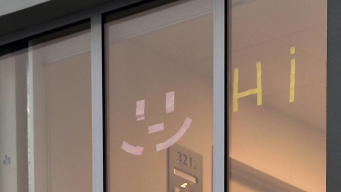 Hayward College residents have been reminded that Dunedin Hospital patients can see into their building. (Photo / Peter McIntosh)