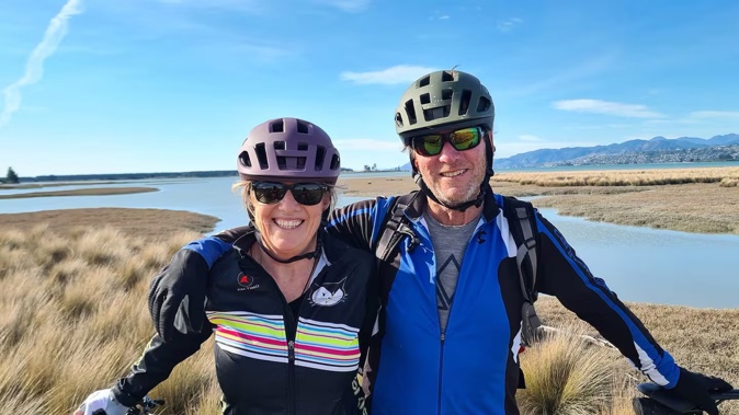Leanne and Andrew Robison are still in their 50s but have retired early to live full time in a motorhome and travel New Zealand. Photo / Supplied