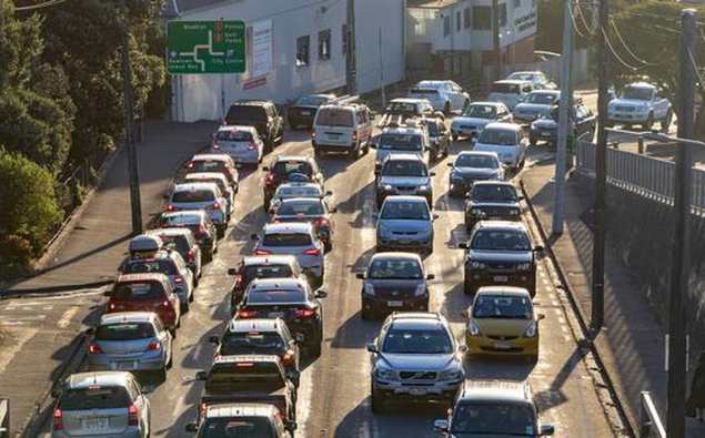 Wellington traffic. (Photo / NZ Herald)
