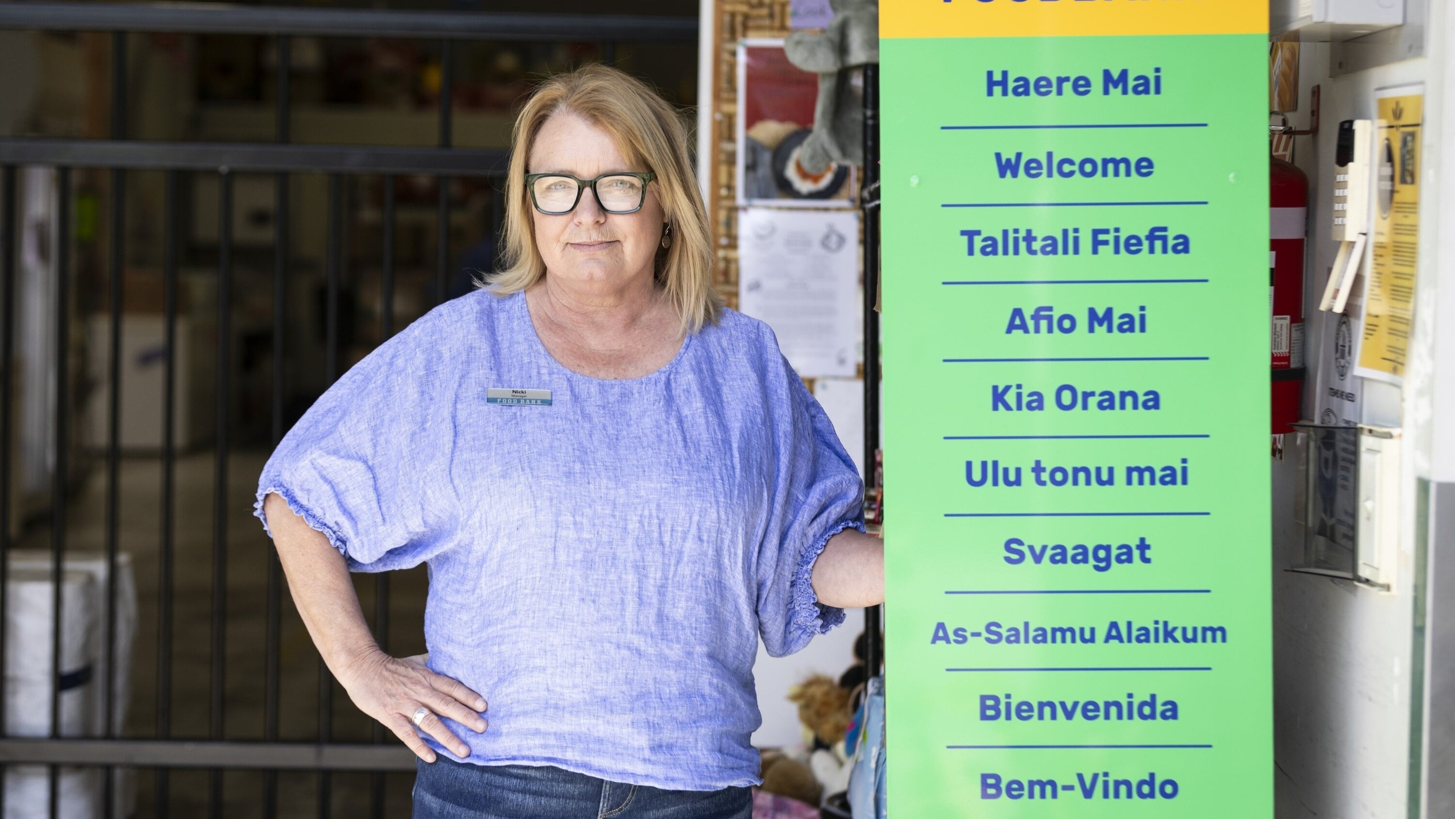 Foodbank manager Nicki Goodwin says Christmas is a great time of year to run an appeal as it makes people stop to think about others. Photo / Alex Cairns