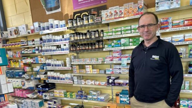Highland Pharmacy owner Alastair Forbes, of Roxburgh, has introduced an online GP service to his community. Photo / Julie Asher