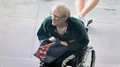 Wednesday, January 24, 2024: Police launched a manhunt for wheelchair-bound bank robber Sean Nicholas, who has a warrant for his arrest for breaching release conditions in Auckland. Photo / New Zealand Police