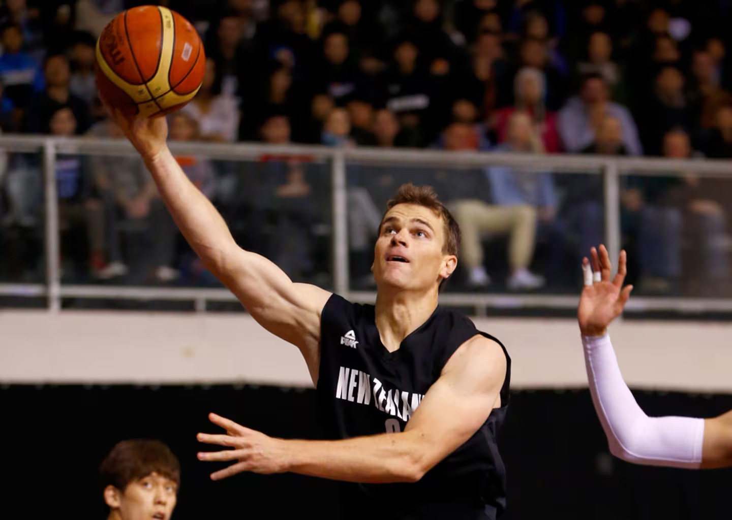 Shooting guard Kirk Penney in action.