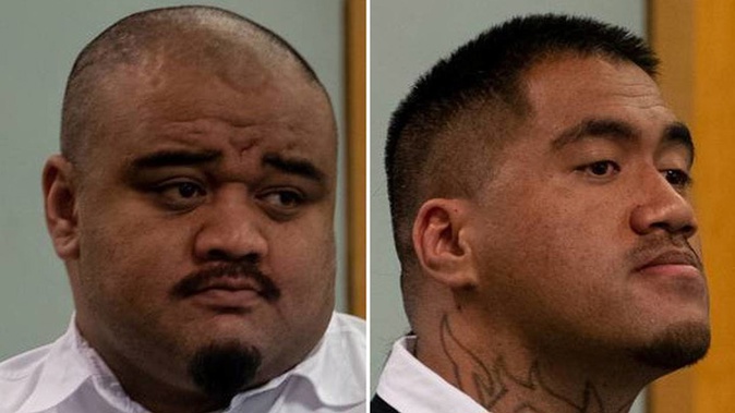 Michael Filoa (left) and Aaron Davis are on trial for murder in the High Court at Auckland. (Photo / Dean Purcell)
