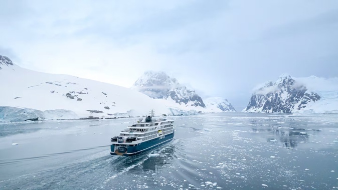 The Antarctic portion of the trip had to be changed due to a malfunction.