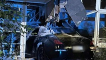 'Like an earthquake': Car crashes into sleeping man's bedroom