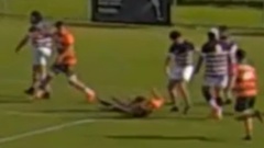 Investigations are under way after a violent incident during a game between Pakuranga United Rugby Club and Manukau Rovers Rugby Club at Bell Park in East Auckland on Saturday. Image / Supplied