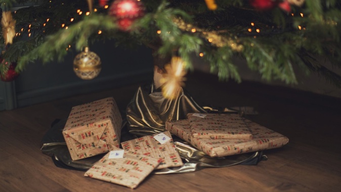 Christmas presents were stolen in a violent aggravated robbery.