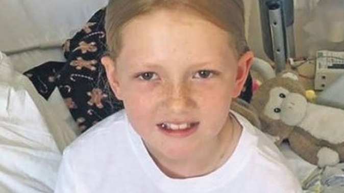 The community has rallied around young Frankie and her family. Photo / Supplied