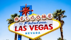 Not stopping for selfies on overpasses at Las Vegas famous Strip. Photo / Getty Images