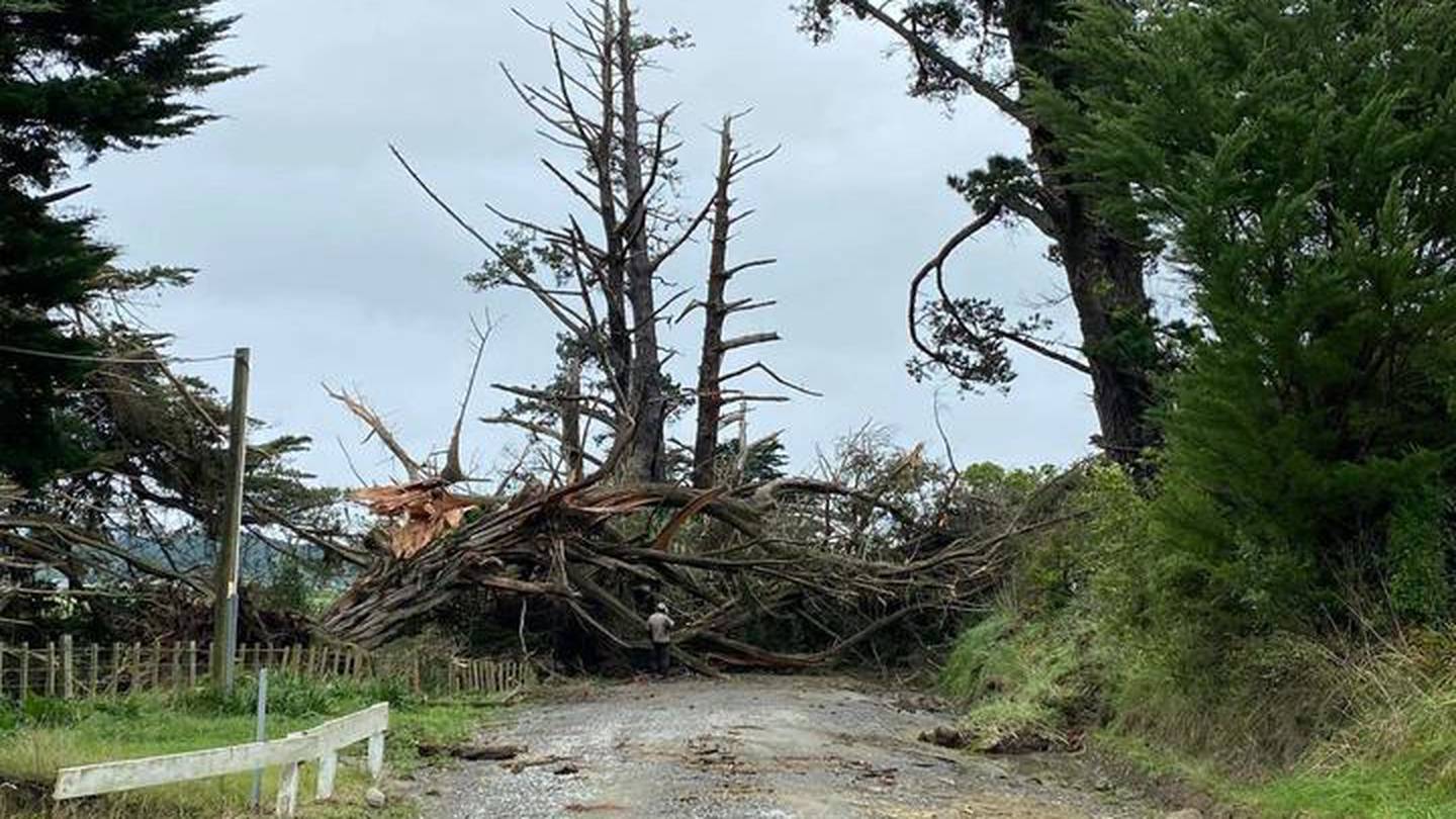 More than 40 local roads are closed also due to slips and flooding. Photo / Tairāwhiti Civil Defence