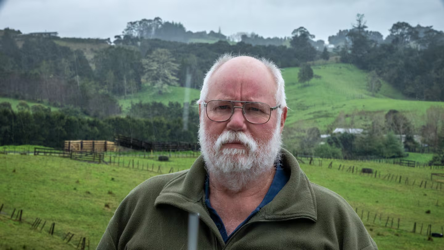 Dairy Flat homeowner Kevin Bell says most weekends a mobile abattoir sets up in the paddock behind him leaving him and his wife upset. Photo / Michael Craig