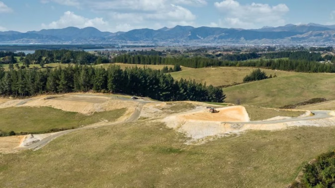 The Mahana Ridge Subdivision in the Moutere Hills, Tasman District. The Development has been touted as “an exclusive country estate where luxury and rural living meet”.
