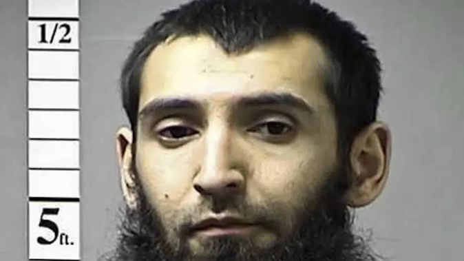 Sayfullo Saipov, an Islamic extremist who killed eight in a New York bike path attack, was convicted of federal crimes. Photo / AP