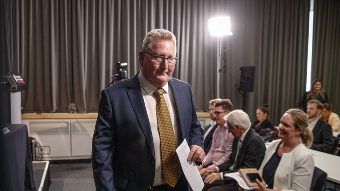 Former Reserve Bank Governor Adrian Orr found disagreement over funding "distressing". Photo / Mark Mitchell