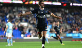 Guillermo May of Auckland FC celebrates after scoring a goal during the A-League Men Elimination Final match between Auckland FC and Melbourne City at Go Media Stadium, on May 02, 2026, in Auckland, New Zealand. (Photo by Hannah Peters/Getty Images)