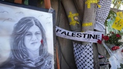 The site where Palestinian-American Al-Jazeera journalist Shireen Abu Akleh was shot and killed. Photo / AP