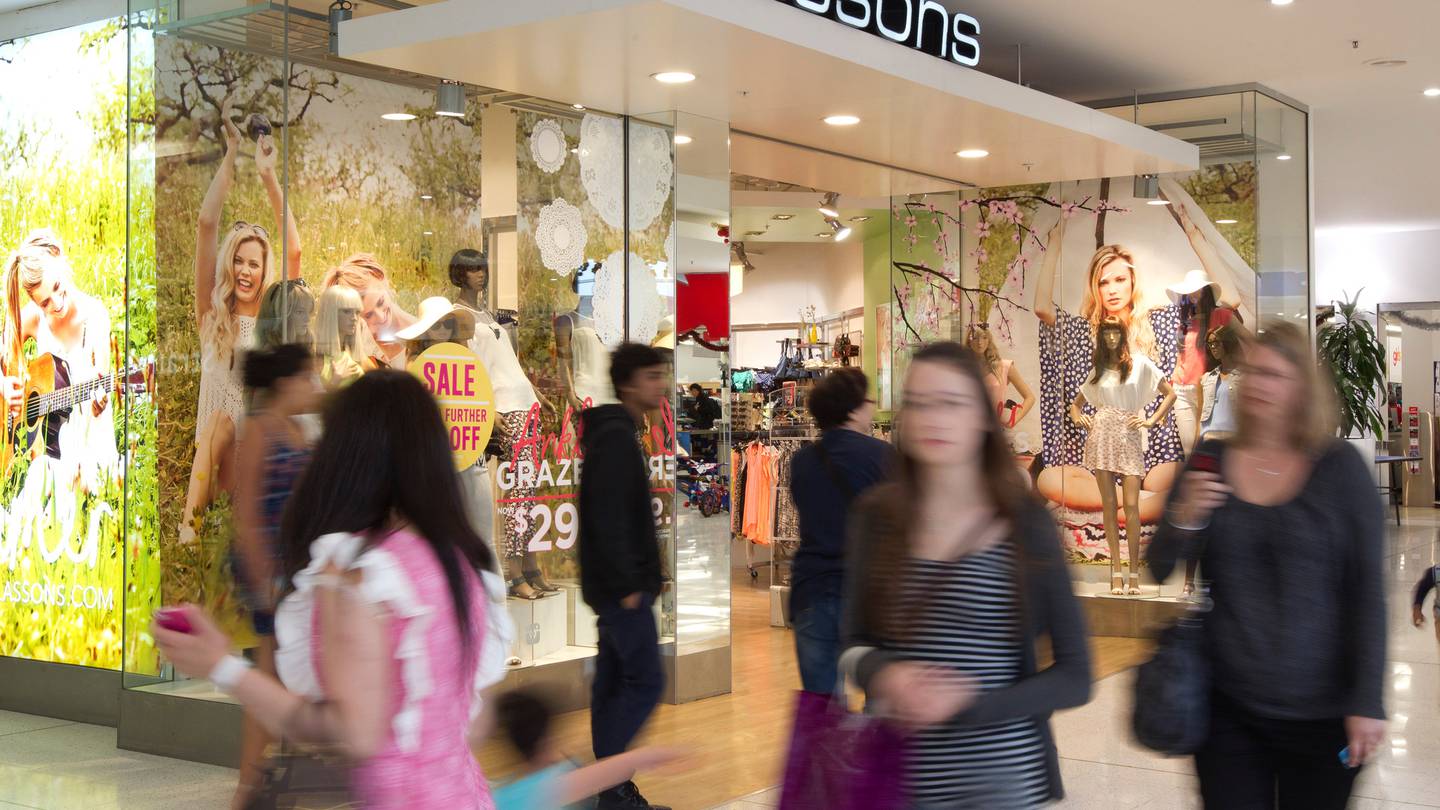 Hallensteins, the company behind Glassons, has reported a 40 per cent dip in first-half earnings. (Photo / NZ Herald)
