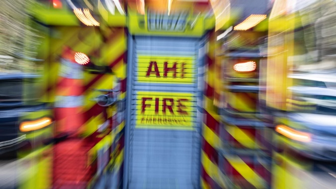 Firefighters worked from 9.24pm until 5.17am to extinguish the fire and dampen down hot spots.