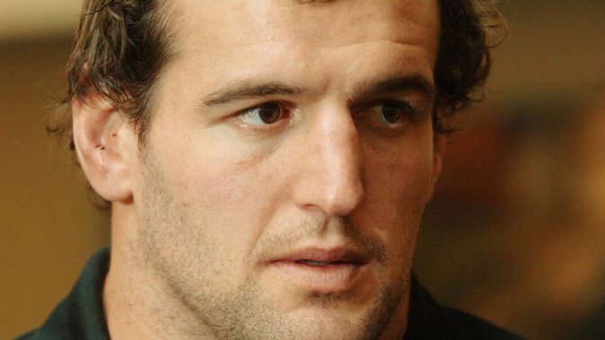 Former All Black Carl Hayman, pictured in 2006 ahead of a rugby test against the Springboks, has been convicted of drink-driving. Photo / Ross Setford