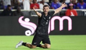 Tim Payne of the All Whites appeals for a penalty during a World Cup warm-up against Haiti at Chase Stadium, Florida. Photo / Photosport