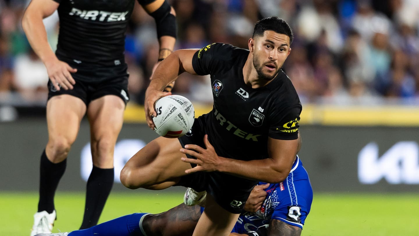 Dylan Brown was judged player of the match against Samoa. Photo: Brett Phibbs / www.photosport.nz