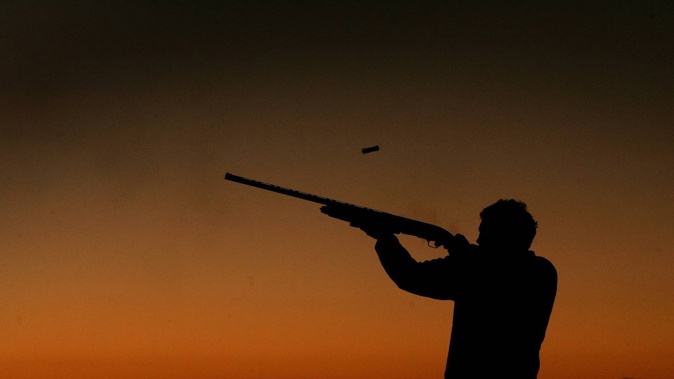 A man, not the one in this photograph, 'lent' a hunting rifle to a mate without checking whether he had a firearms licence. Photo / Alan Gibson