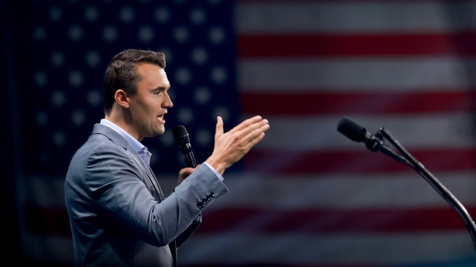 Charlie Kirk, a prominent conservative figure and Trump supporter, was fatally shot at a US university event in Utah. Photo / Getty Images