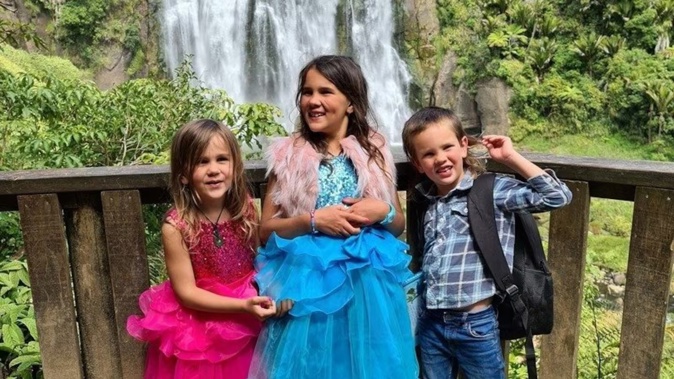 Jayda Phillips (centre), missing since December 2021 with her siblings, turns 12 today while still on the run.