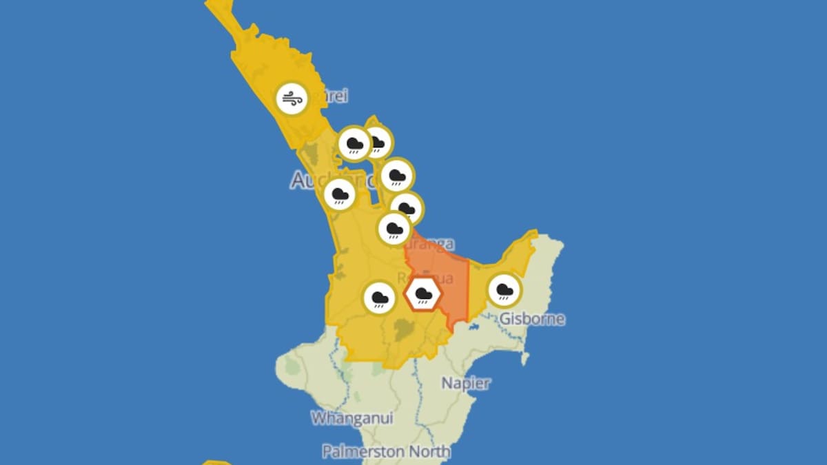 Bay of Plenty on alert as heavy rain, landslide risk and Cyclone Vaianu line-up