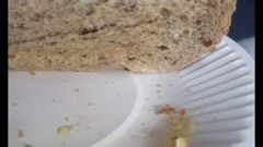 Waikato Hospital served Sine Hawkless a mouldy piece of toast when the breastfeeding mum asked for food. (Photo / Supplied)