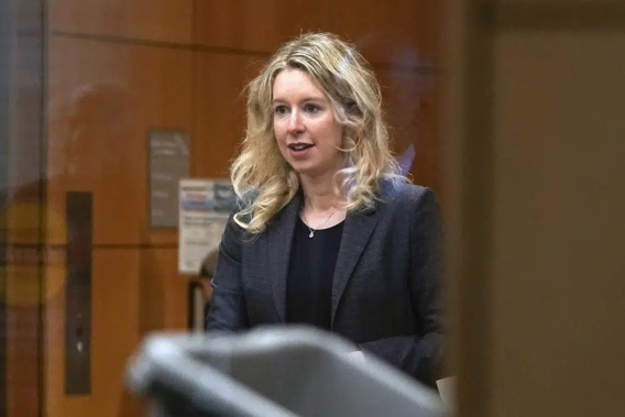 Holmes has once again lost her bid to stay out of prison while she appeals her fraud conviction tied to a blood-testing hoax that bilked investors. In a one-page ruling, the U.S. Court of Appeals for the Ninth Circuit ruled Tuesday, May 16, 2023, that Holmes' appeal did not show that she would have received a shorter sentence or have her conviction reversed due to errors made during her trial. (AP Photo/Jeff Chiu, File)